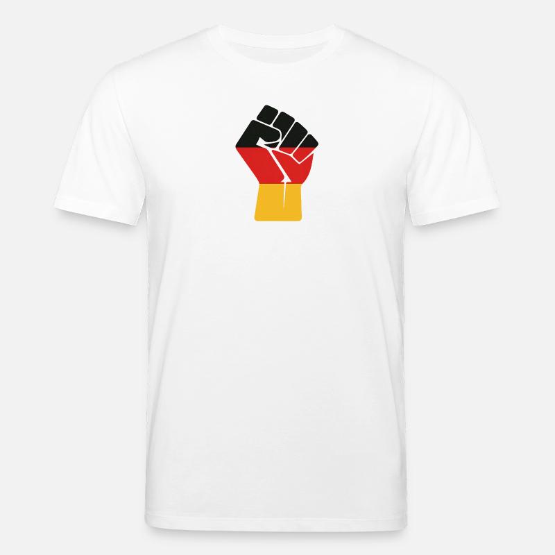 Flaggenfaust Kraft der Einheit - Stanley/Stella Unisex Bio-T-Shirt CREATOR  - Weiß
