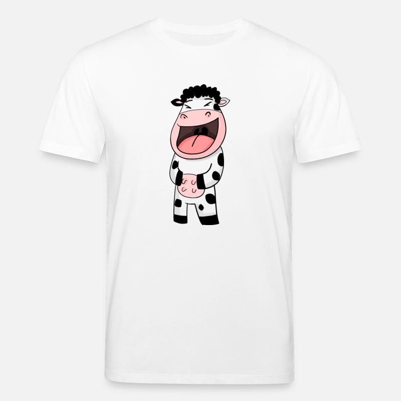 Kuh lacht - Stanley/Stella Unisex Bio-T-Shirt CREATOR  - Weiß