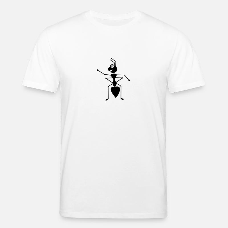 fourmi - T-shirt bio CREATOR Stanley/Stella Unisexe - blanc