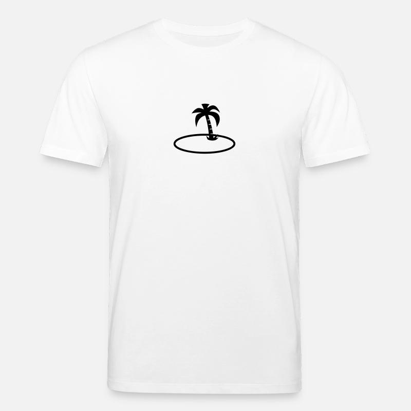 palm trees - T-shirt bio CREATOR Stanley/Stella Unisexe - blanc