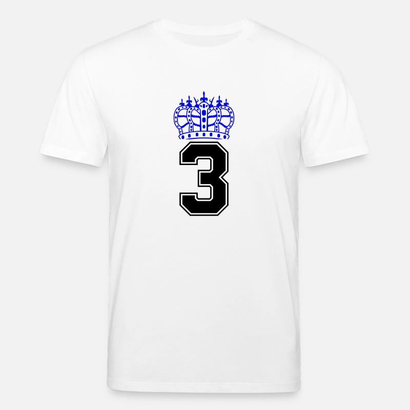 3 couronnes - T-shirt bio CREATOR Stanley/Stella Unisexe - blanc