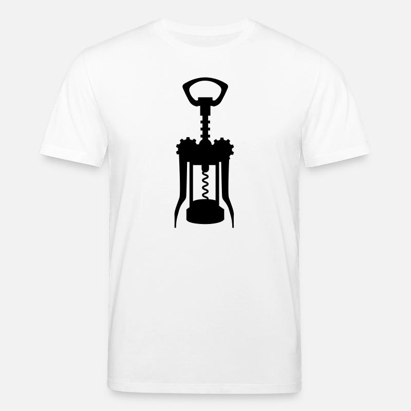 Korkenzieher - Stanley/Stella Unisex Bio-T-Shirt CREATOR  - Weiß