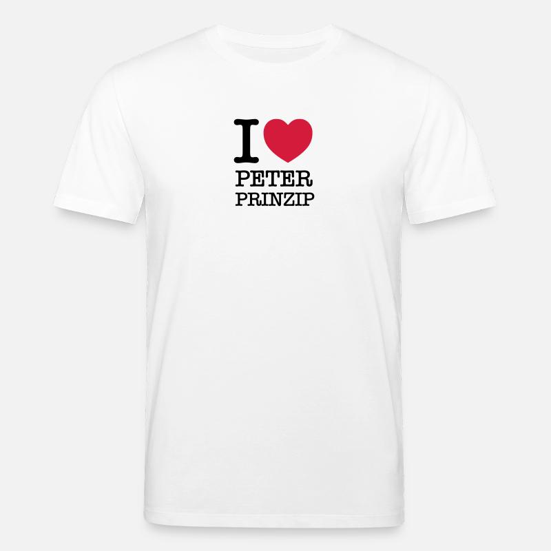 I Love "Peter Prinzip" - Stanley/Stella Unisex Bio-T-Shirt CREATOR - Weiß
