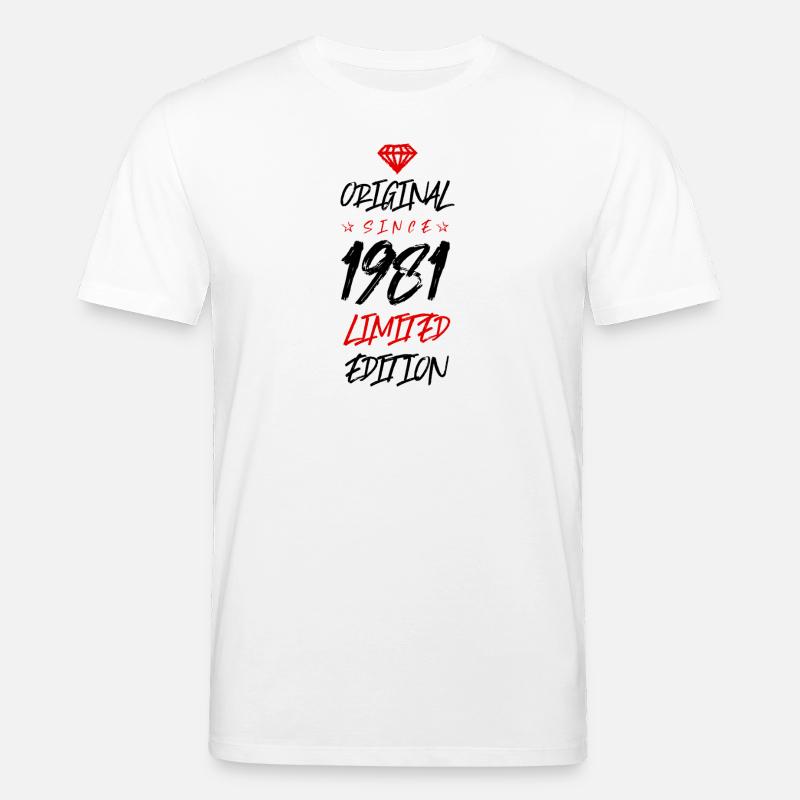 1981 Édition limitée - T-shirt bio CREATOR Stanley/Stella Unisexe - blanc