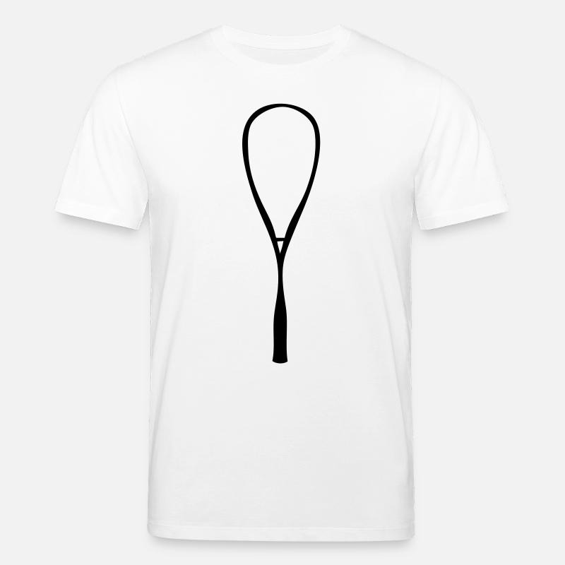 raquette racket squash 902 - T-shirt bio CREATOR Stanley/Stella Unisexe - blanc