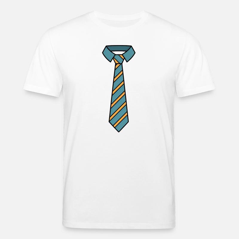 Tie Cute Comic - T-shirt bio CREATOR Stanley/Stella Unisexe - blanc