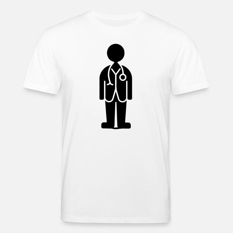 Doktor Symbol - Stanley/Stella Unisex Bio-T-Shirt CREATOR  - Weiß