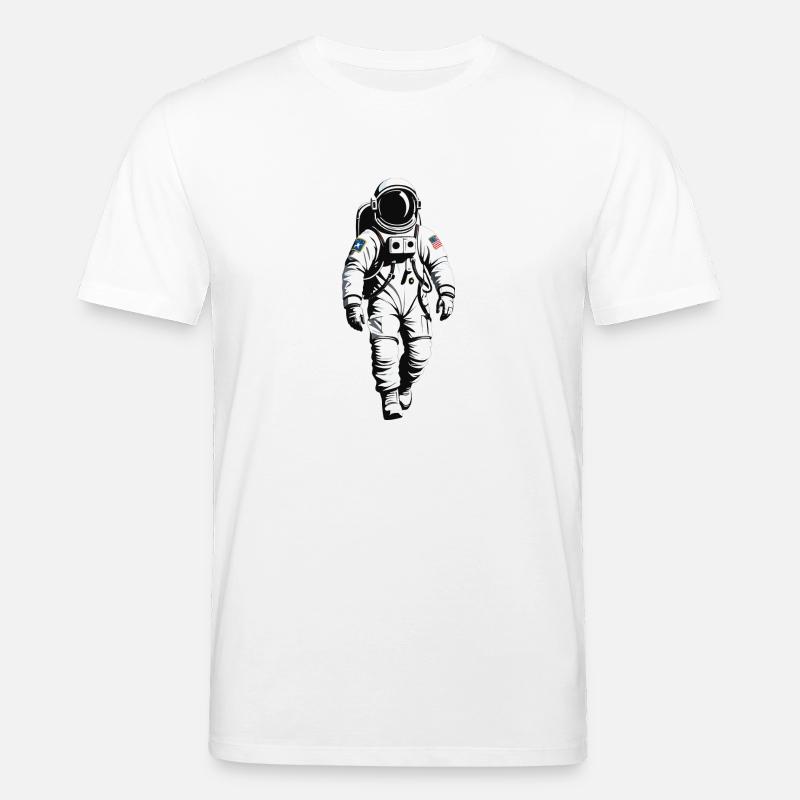Astronaut - Beruf Design Sticker - Stanley/Stella Unisex Bio-T-Shirt CREATOR  - Weiß