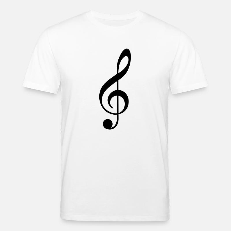 Notenschlüssel - Stanley/Stella Unisex Bio-T-Shirt CREATOR  - Weiß