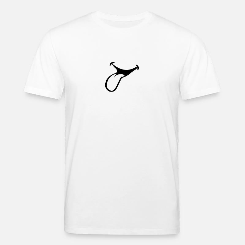 bâton de bouche langue - T-shirt bio CREATOR Stanley/Stella Unisexe - blanc