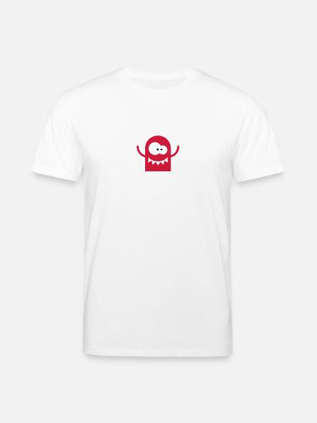 A crazy monster - Stanley/Stella CREATOR Unisex Organic T-Shirt - white