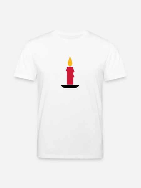 Bougie - T-shirt bio CREATOR Stanley/Stella Unisexe - blanc