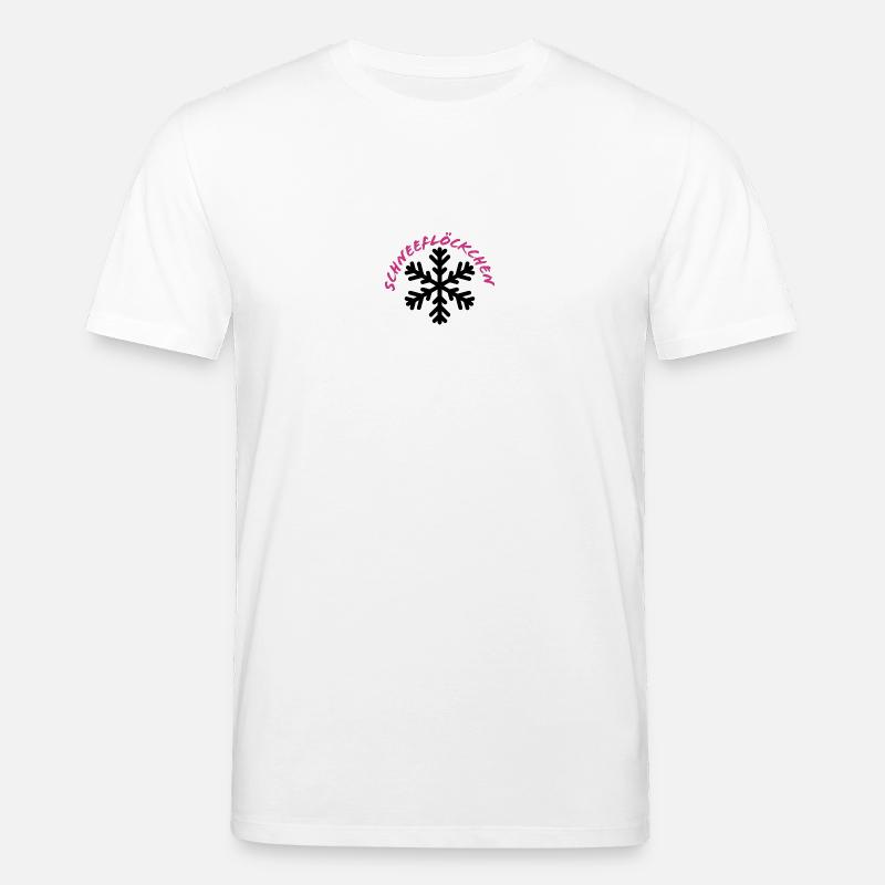Schneeflöckchen - Stanley/Stella Unisex Bio-T-Shirt CREATOR  - Weiß