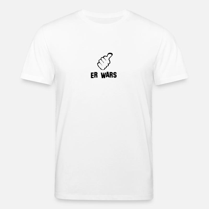 er_wars_daumen - Stanley/Stella Unisex Bio-T-Shirt CREATOR  - Weiß