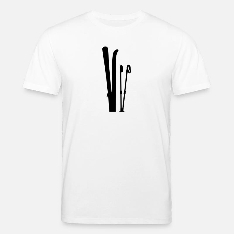 Ski - T-shirt bio CREATOR Stanley/Stella Unisexe - blanc
