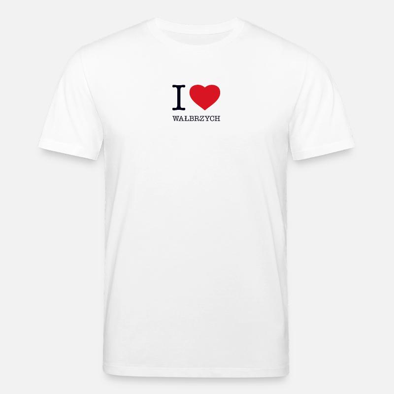 I LOVE WALBRZYCH - Stanley/Stella Unisex Bio-T-Shirt CREATOR  - Weiß