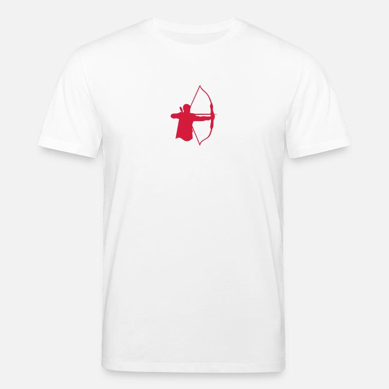 tir arc logo archery bogenschieben6 - T-shirt bio CREATOR Stanley/Stella Unisexe - blanc