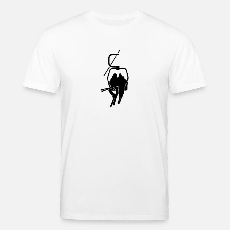 Ski - T-shirt bio CREATOR Stanley/Stella Unisexe - blanc
