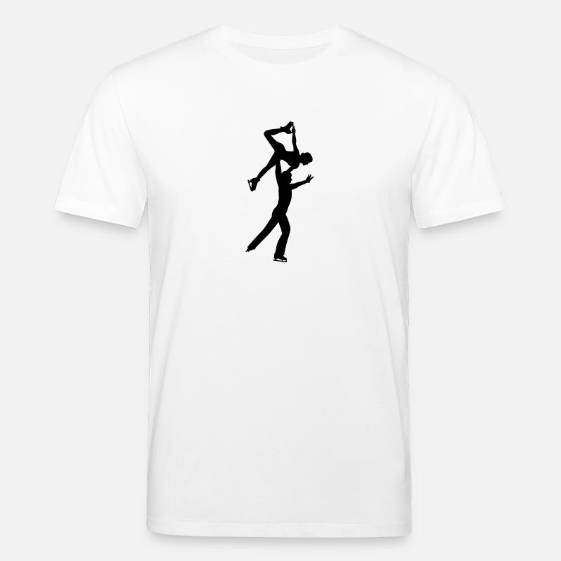 Eiskunstlauf - Stanley/Stella Unisex Bio-T-Shirt CREATOR  - Weiß