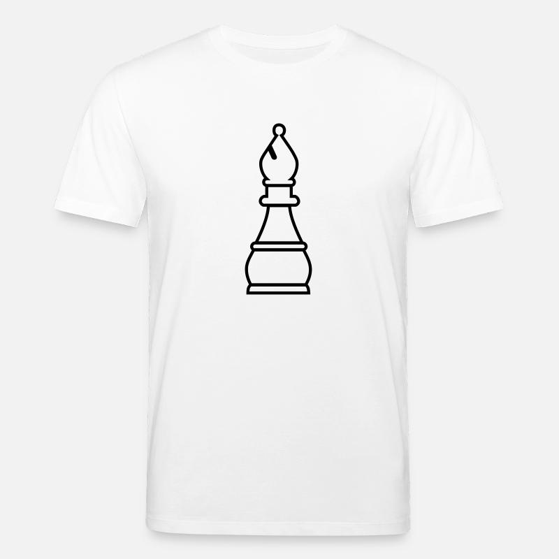Schach Läufer - Stanley/Stella Unisex Bio-T-Shirt CREATOR  - Weiß