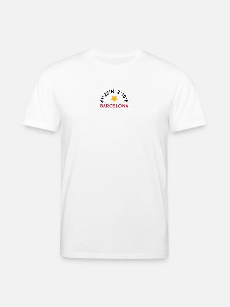 Barcelona - Stanley/Stella CREATOR Unisex Organic T-Shirt - white