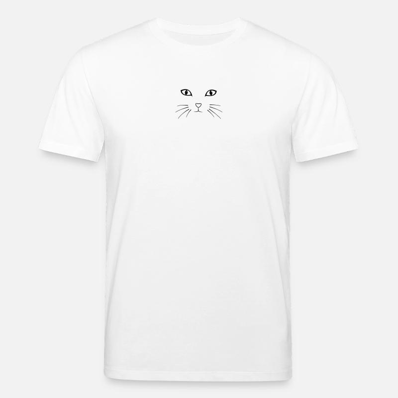 Katze - Stanley/Stella Unisex Bio-T-Shirt CREATOR  - Weiß
