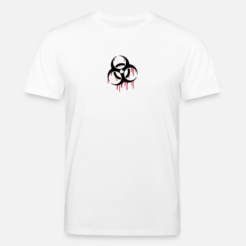 Biohazard Blood - Stanley/Stella Unisex Bio-T-Shirt CREATOR  - Weiß