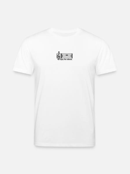 Enjoy the silence - Stanley/Stella Unisex Bio-T-Shirt CREATOR  - Weiß