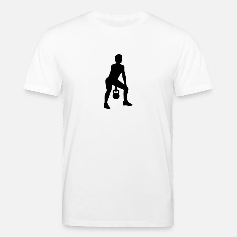 Kettlebell - T-shirt bio CREATOR Stanley/Stella Unisexe - blanc