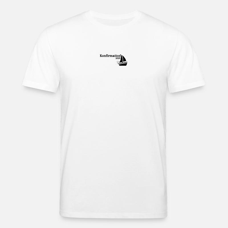 Confirmation 2025 Le navire navigue à l’horizon - T-shirt bio CREATOR Stanley/Stella Unisexe - blanc