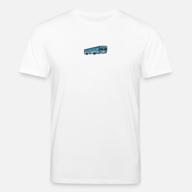 Bus avec lunettes de soleil - T-shirt bio CREATOR Stanley/Stella Unisexe - blanc