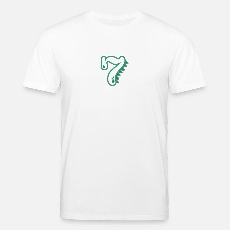 Zahl 7 - Stanley/Stella Unisex Bio-T-Shirt CREATOR - Weiß