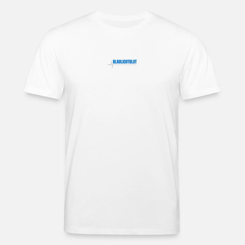 Blaulichtblut – Stolz, Teamgeist und Leidenschaft  - Stanley/Stella Unisex Bio-T-Shirt CREATOR  - Weiß