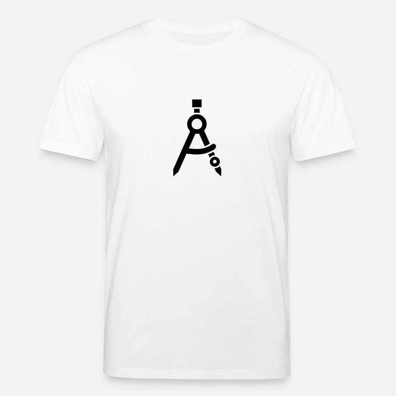 Compas - T-shirt bio CREATOR Stanley/Stella Unisexe - blanc