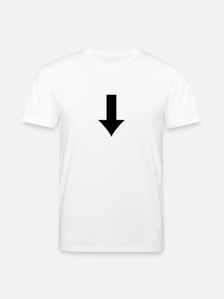 arrow - Stanley/Stella CREATOR Unisex Organic T-Shirt - white