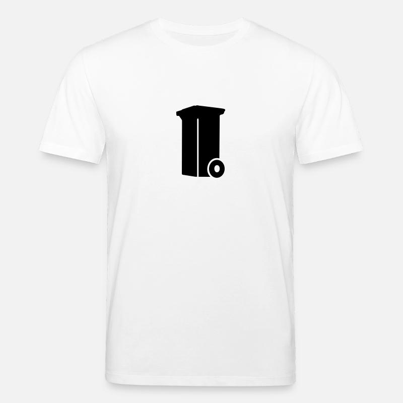 Mülltonne - Stanley/Stella Unisex Bio-T-Shirt CREATOR  - Weiß