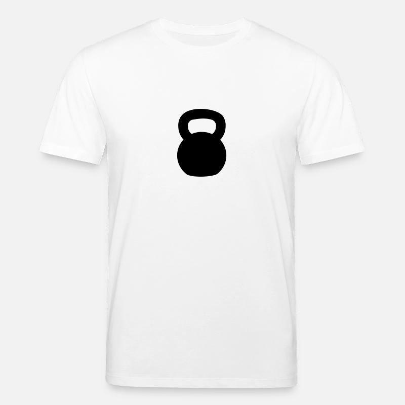 Kettlebell - Stanley/Stella Unisex Bio-T-Shirt CREATOR  - Weiß