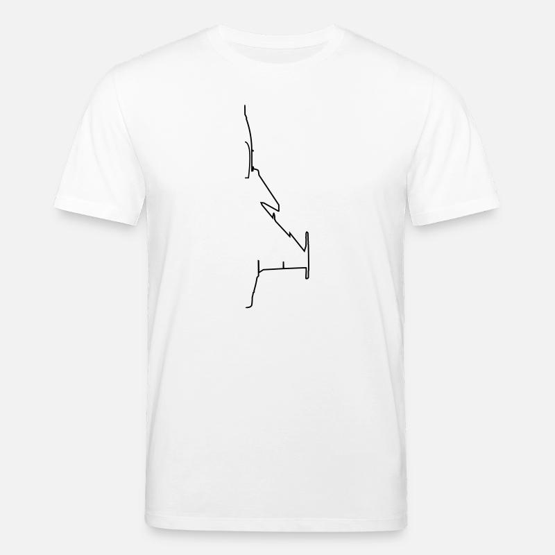 Flugzeug - Stanley/Stella Unisex Bio-T-Shirt CREATOR  - Weiß