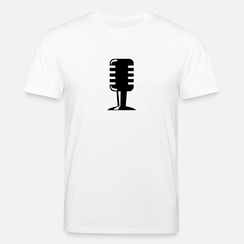Microphone - T-shirt bio CREATOR Stanley/Stella Unisexe - blanc