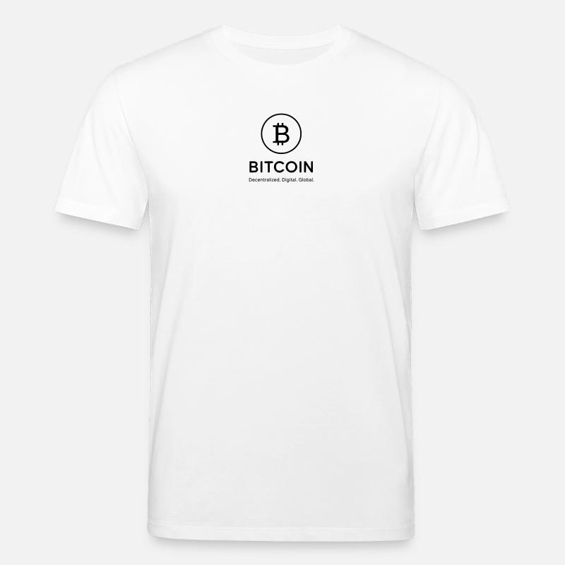 Bitcoin - dezentral, digital global - Stanley/Stella Unisex Bio-T-Shirt CREATOR  - Weiß