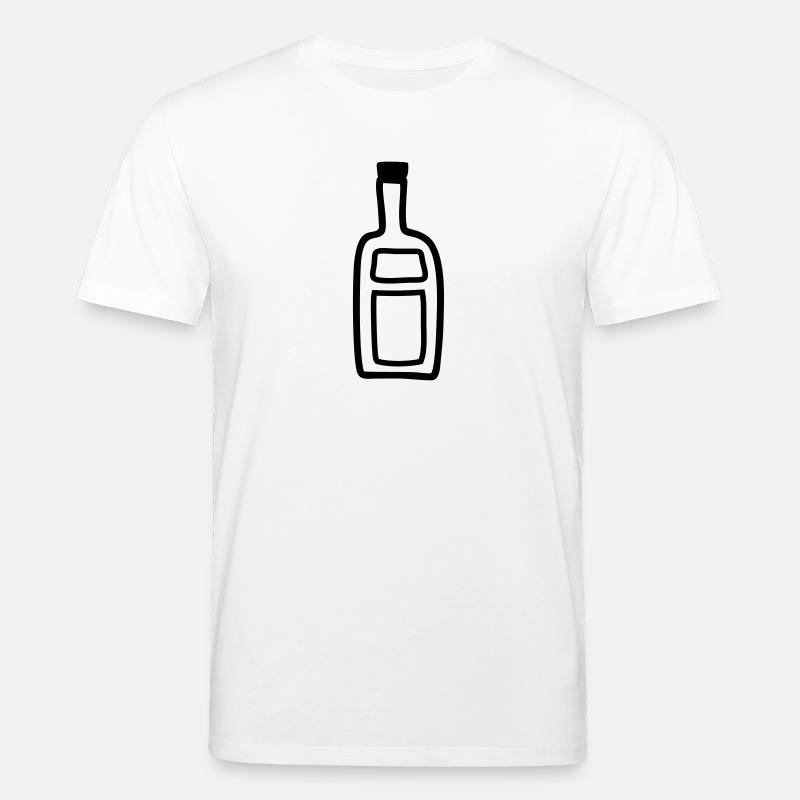 Flasche Alkohol - Stanley/Stella Unisex Bio-T-Shirt CREATOR  - Weiß