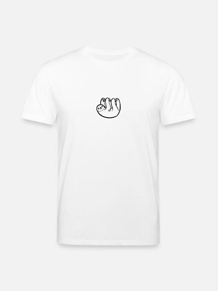 Faultier - Stanley/Stella Unisex Bio-T-Shirt CREATOR  - Weiß
