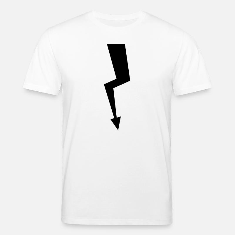 Lightning - Stanley/Stella CREATOR Unisex Organic T-Shirt - white