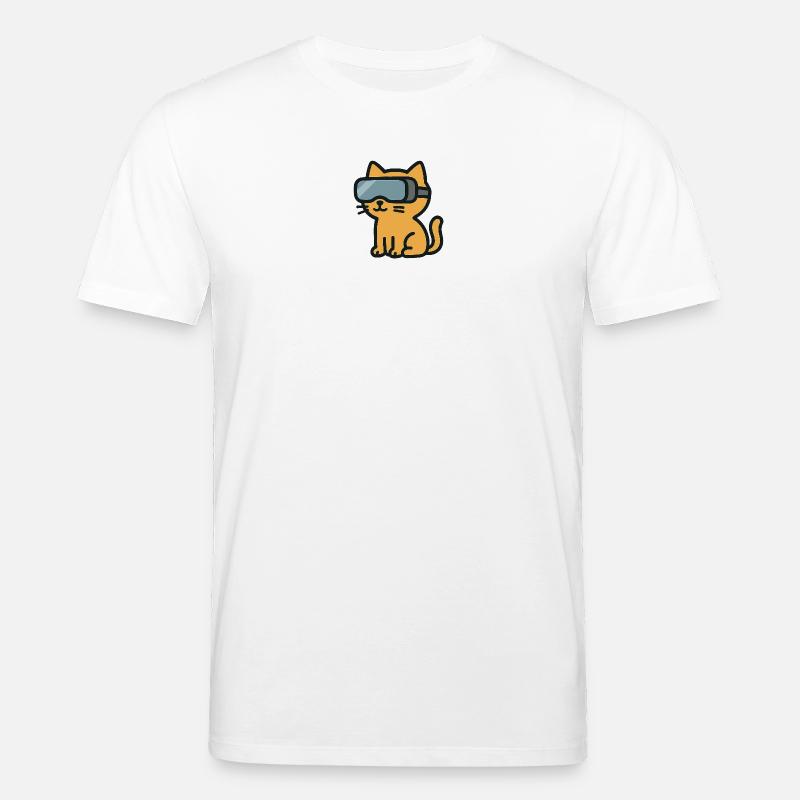 VR Chat: Das immersive Katzenabenteuer - Stanley/Stella Unisex Bio-T-Shirt CREATOR  - Weiß