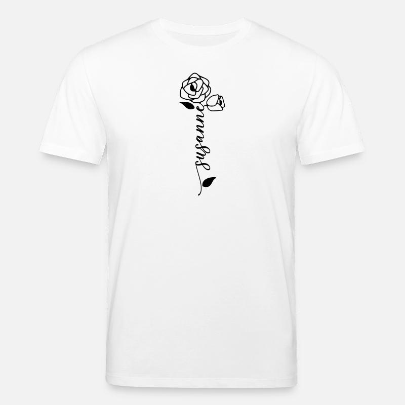 Susanne Nom Nom Fleur - T-shirt bio CREATOR Stanley/Stella Unisexe - blanc