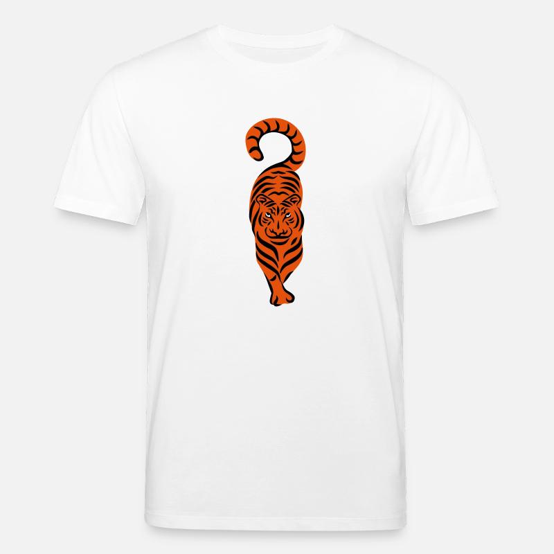 Tigre - T-shirt bio CREATOR Stanley/Stella Unisexe - blanc