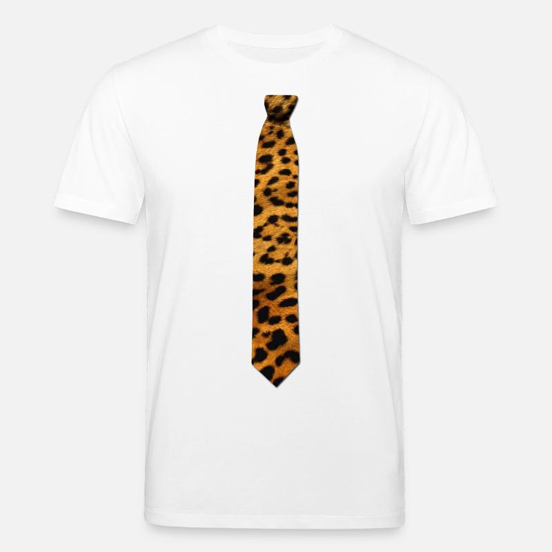 Tie Leopard fur - Stanley/Stella Unisex Bio-T-Shirt CREATOR  - Weiß