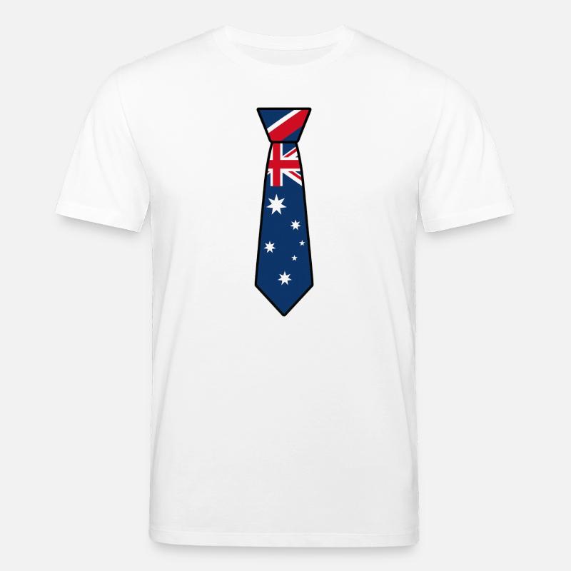 Australia Tie – Flaggendesign - Stanley/Stella Unisex Bio-T-Shirt CREATOR  - Weiß