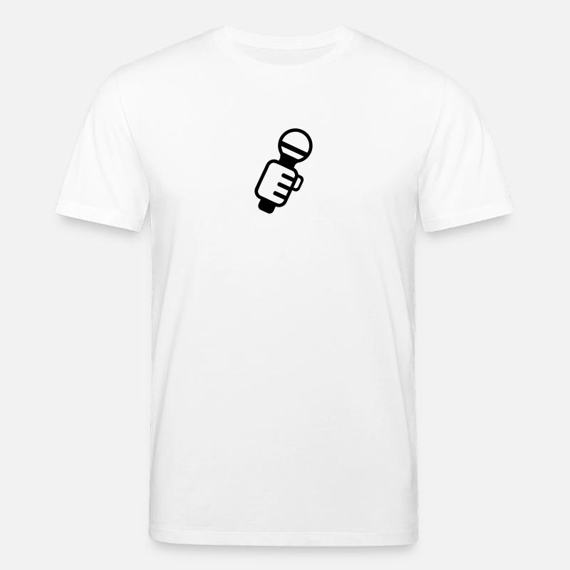 Mikrofon - Stanley/Stella Unisex Bio-T-Shirt CREATOR  - Weiß