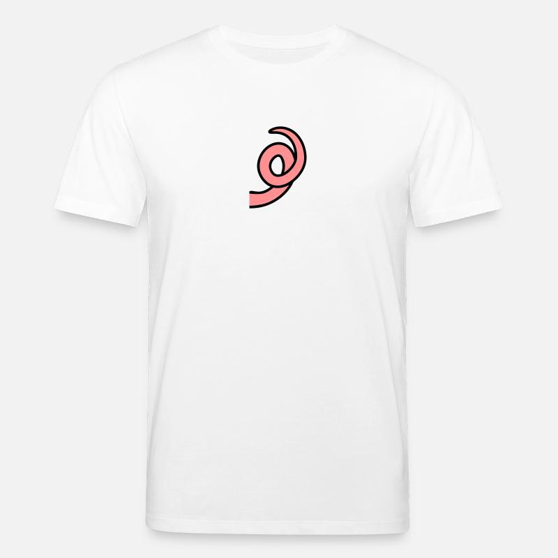 Schweinchen Ringelschwanz - Stanley/Stella Unisex Bio-T-Shirt CREATOR  - Weiß